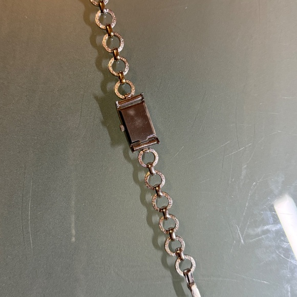 Omega Genève Tank Watch. White gold case. Collectors vintage piece from 1960’s. - Picture 8 of 9